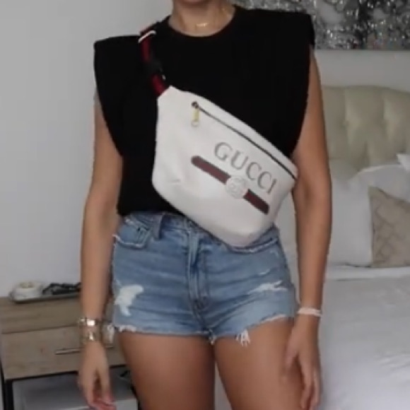 GUCCI Limited Edition Large vintage logo-print zipped fanny pack belt bag - Picture 2 of 14